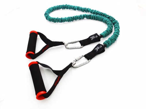 Набор эспандеров трубчатых в защитных чехлах (5 шт.) и аксессуаров в сумке Набор эспандеров трубчатых в защитных чехлах (5 шт.) и аксессуаров в сумке