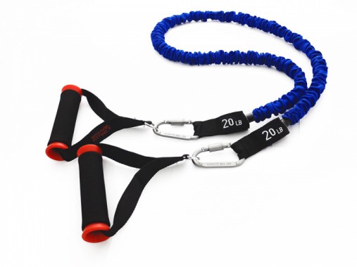 Набор эспандеров трубчатых в защитных чехлах (5 шт.) и аксессуаров в сумке Набор эспандеров трубчатых в защитных чехлах (5 шт.) и аксессуаров в сумке