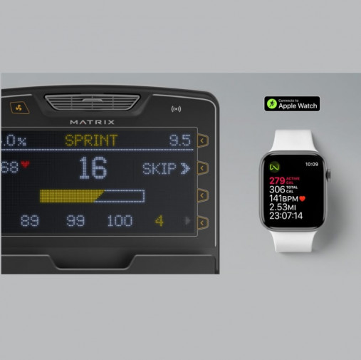 Беговая дорожка Matrix Performance Plus. Консоль Premium LED