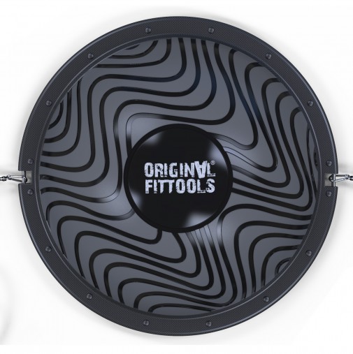 Полусфера гимнастическая надувная R3 с эспандерами и насосом Original Fit.Tools