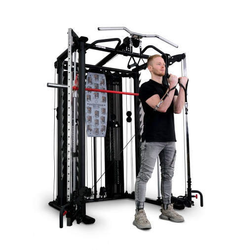 Многофункциональный силовой комплекс Inspire SCS Functional Trainer на базе Машины Смита с грузоблоками и турником