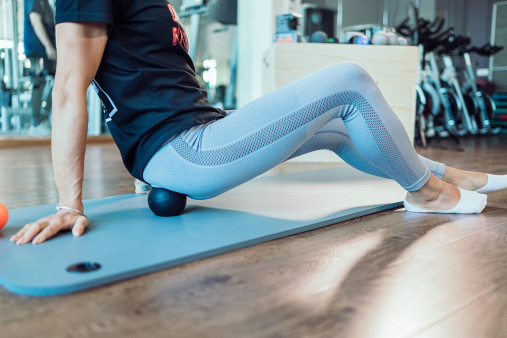 Мяч для МФР 9 см одинарный черный Мяч для МФР 9 см одинарный черный