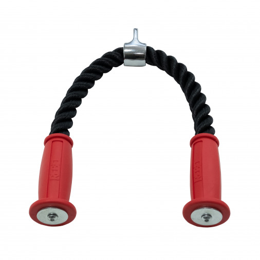 Гибкая тяга (канат) для трицепса двойная REBEL с резиновыми наконечниками