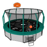 Батут UNIX line SUPREME GAME 16 ft (green) + Basketball Батут UNIX line SUPREME GAME 16 ft (green) + Basketball