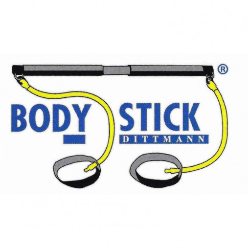 Гимнастическая палка с амортизатором Dittmann Body-Stick, включая 8 тюбиков в сумке для хранения, арт. ​DLBS4000