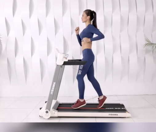 Ультратонкая дизайнерская беговая дорожка Itosima Shape складная электрическая Ультратонкая дизайнерская беговая дорожка Itosima Shape складная электрическая