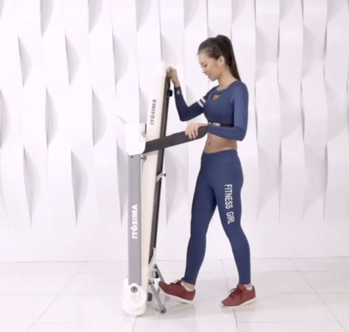 Ультратонкая дизайнерская беговая дорожка Itosima Shape складная электрическая Ультратонкая дизайнерская беговая дорожка Itosima Shape складная электрическая