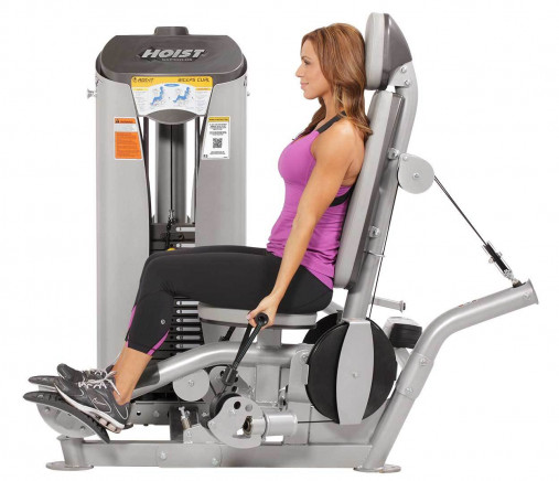 Тpeнaжep Бицепс сидя Hoist RS-1102 грузоблочный, серебристый/черный