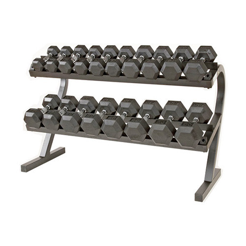 Подставка 2-х уровневая под гексагональные гантели PERFORM BETTER Economy 2-Tier Dumbbell Rack (до 10 пар)