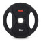 Диск олимпийский обрезиненный с двумя хватами 20 кг REBEL