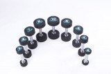 Гантели в уретане LIVEPRO Studio Dumbbells 7 кг, черный/синий