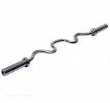 Гриф олимпийский сильноизогнутый хромированный 47" REBEL с замками Гриф олимпийский сильноизогнутый хромированный 47" REBEL с замками