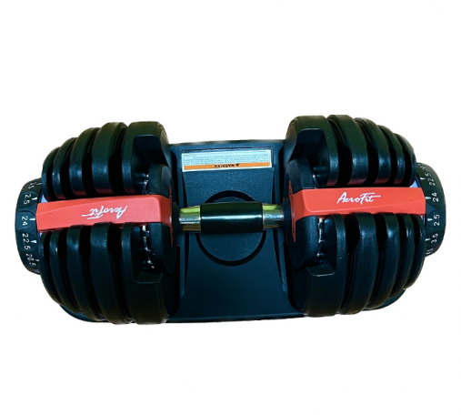 Гантель регулируемая Aerofit 24кг вес от 2,5 кг до 24 кг, AFGRB-24KG