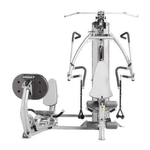 Мультистанция Hoist V4-Elite Gym вместе с опцией Жим ногами с подвижной платформой и спинкой Hoist VR-LP Мультистанция Hoist V4-Elite Gym вместе с опцией Жим ногами с подвижной платформой и спинкой Hoist VR-LP