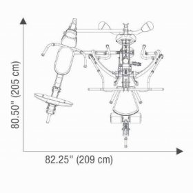 Мультистанция Hoist V4 Elite Gym с опцией Жим для ног HV-SLP Мультистанция Hoist V4 Elite Gym с опцией Жим для ног HV-SLP