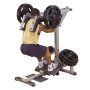Голень стоя и Гакк приседания силовой тренажер Body-Solid GSCL360 на свободных весах