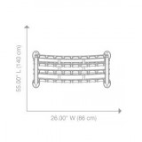 Подставка под хромированные гантели на 12 пар Hoist CF-3462-3
