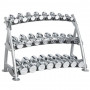 Подставка под хромированные гантели на 12 пар Hoist Beauty Bell Rack CF-3462-3