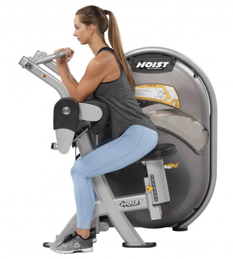 Бицепс сидя HOIST CL-3102 серебристый/черный