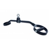 Рукоятка для мышц спины параллельный хват черная Premium Original Fit.Tools