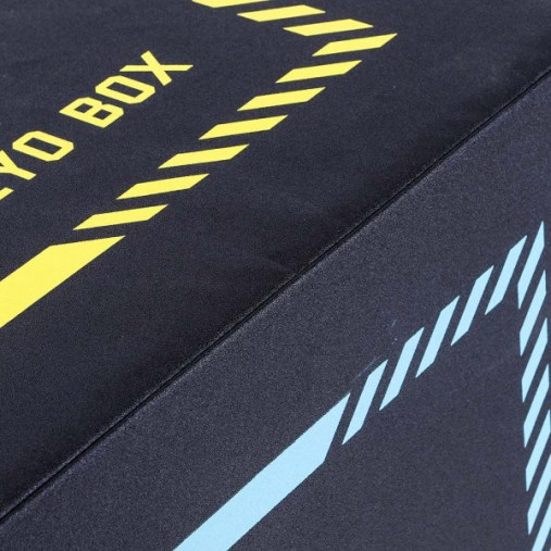 Плиометрический бокс LIVEPRO Duty Soft Plyometric Box 40 x 50 x 60 см, дерево, покрыт упругой EVA-пеной и имеет прочный нескользящий чехол из ПВХ с яркой маркировкой высоты