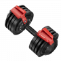 Регулируемая гантель HYFIT SINGLE 24 кг, (15 уровней от 2,5 до 24 кг) с перключением поворотом ручки