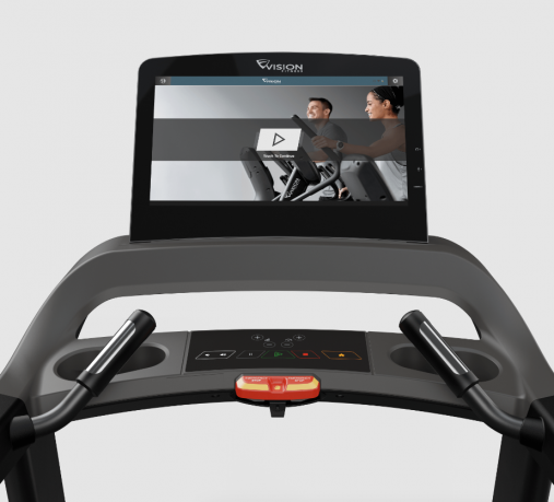 Беговая дорожка VISION T600E с консолью 22-дюйма, сенсорным экраном и поддержкой Virtual Active (виртуального ландшафта) Беговая дорожка VISION T600E с консолью 22-дюйма, сенсорным экраном и поддержкой Virtual Active (виртуального ландшафта)