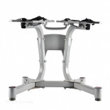 Пара регулируемых гантелей Original Fitness 40 кг на стойке