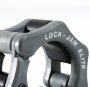Замки олимпийские с фиксаторами Lock-Jaw Elite LJC-ELT-SLV