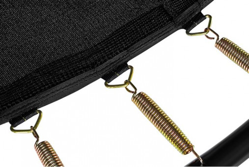 Батут Hasttings Air Game 8FT (2,44 м) с внутренней сеткой и двухсторонним защитным матом (зеленый/синий)