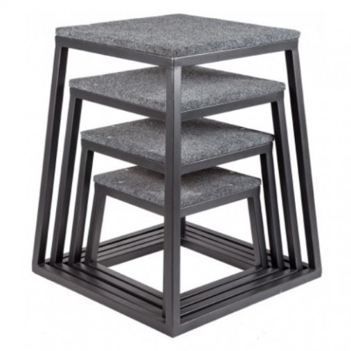 Набор из 4 плиобоксов (плиометрических платформ)