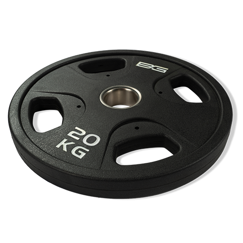 Диск олимпийский черный 20 кг BRONZE GYM полиуретан