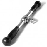 Прямой гриф для тяги LIVEPRO Deluxe Straight Bar хром/черный Прямой гриф для тяги LIVEPRO Deluxe Straight Bar хром/черный