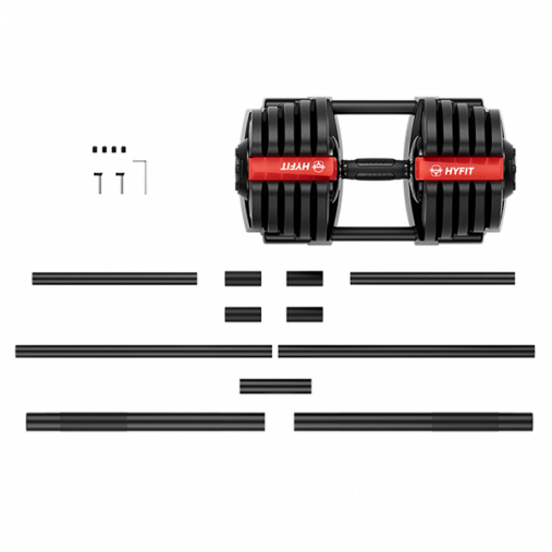 Набор регулируемый штанга+гантель HYFIT CLASSIC 40 кг (5-40 кг)
