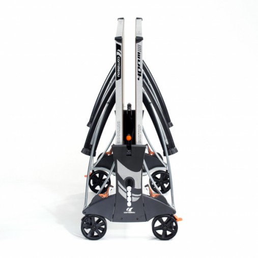 Теннисный стол всепогодный Cornilleau 400M Crossover Outdoor (серый) - компактное хранение