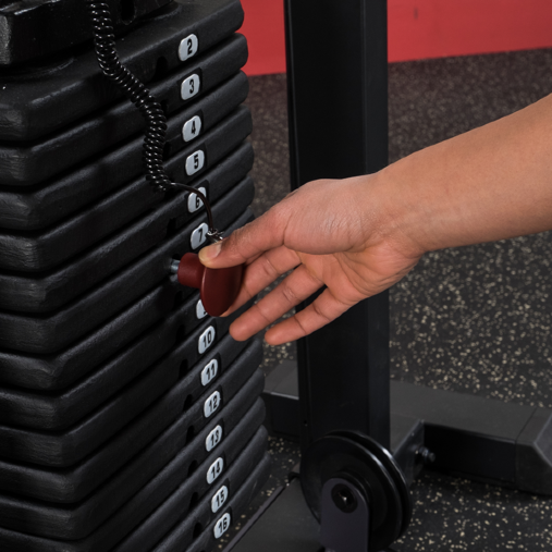 Весовая стойка Body-Solid GSTK-11 со стеком 90 кг SP200