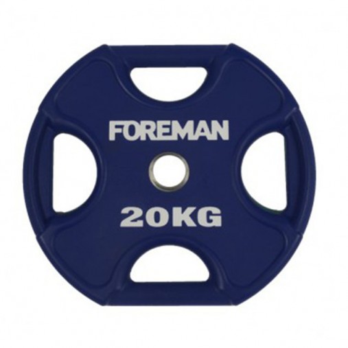 Диск X-Training уретановый цветной FOREMAN FM/UPX-20KG-BL (20 кг)