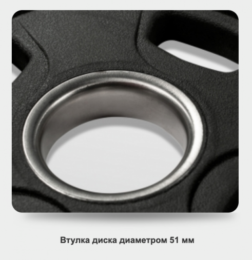 Диск олимпийский черный 10 кг BRONZE GYM полиуретан