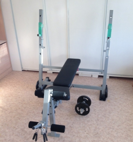 Универсальная скамья со стойками для жима Body Solid POB44 Универсальная скамья со стойками для жима Body Solid POB44