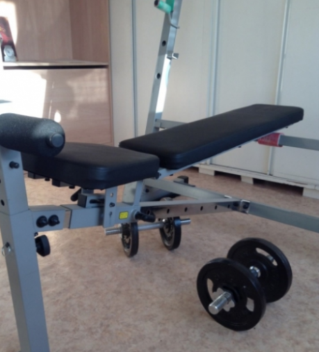 Универсальная скамья со стойками для жима Body Solid POB44 Универсальная скамья со стойками для жима Body Solid POB44