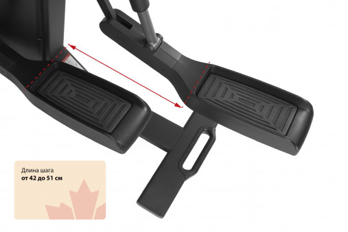 Эллиптический тренажер Bionique F-Drive G60 (10.1" TFT дисплей), профессиональный с русификацией и сменным шагом 42-46-51 см