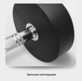 Набор обрезиненных гантелей BRONZE GYM (пара) от 2,5 до 25кг, шаг 2,5кг