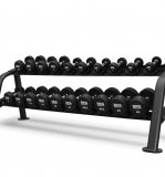 Набор обрезиненных гантелей BRONZE GYM (пара) от 2,5 до 25кг, шаг 2,5кг Набор обрезиненных гантелей BRONZE GYM (пара) от 2,5 до 25кг, шаг 2,5кг