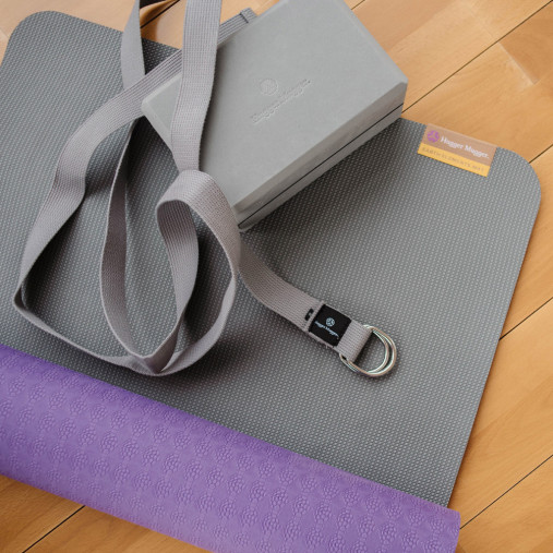 Коврик для йоги HUGGER MUGGER Earth Elements Mat 183 см х 60 см х 0,5 см, фиолетовый туман Коврик для йоги HUGGER MUGGER Earth Elements Mat 183 см х 60 см х 0,5 см, фиолетовый туман