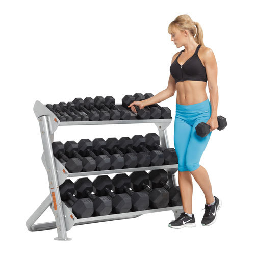 Горизонтальная подставка под гантели HOIST HF-5461-60 с 2 полками (ширина 170см) Горизонтальная подставка под гантели HOIST HF-5461-60 с 2 полками (ширина 170см)