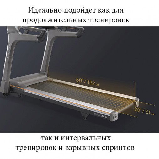 Беговая дорожка домашняя Matrix TF50XIR с 16-дюймовым сенсорным дисплеем