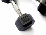 Гантель 12,5 кг гексагональная ZSO обрезиненная