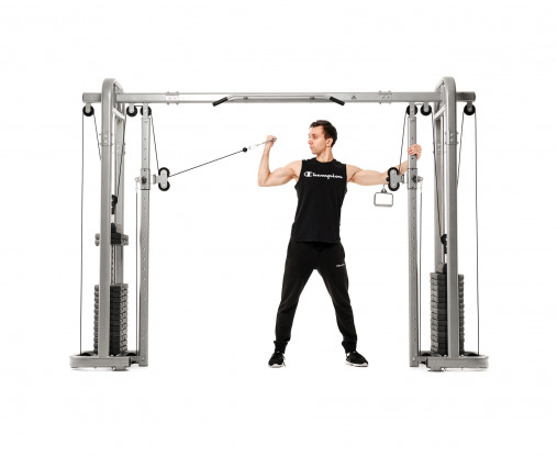 Кроссовер кабельный DFC D1009 со стеками по 75кг.