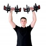 Пара регулируемых гантелей Liveup LS2315 по 40 кг на подставке