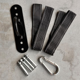 Тренировочный канат AEROBIS Battle Rope V2, длина 10 м, диаметр 40 мм, вес 9,4 кг, черный